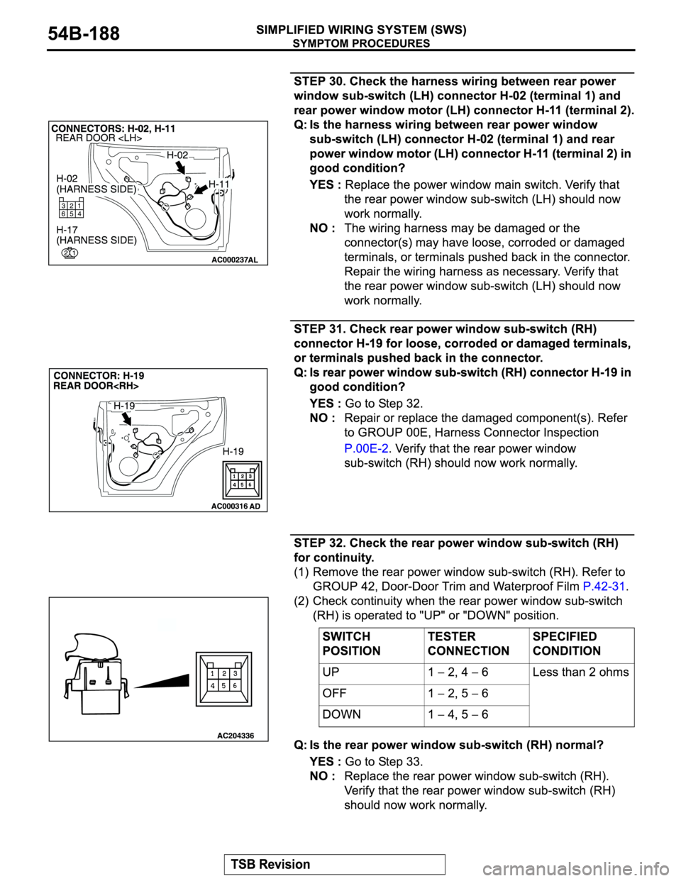 MITSUBISHI MONTERO 2004  Service Repair Manual 