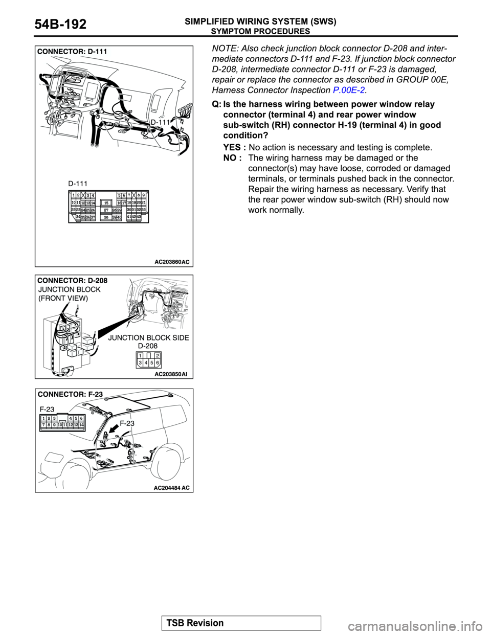 MITSUBISHI MONTERO 2004  Service Repair Manual 