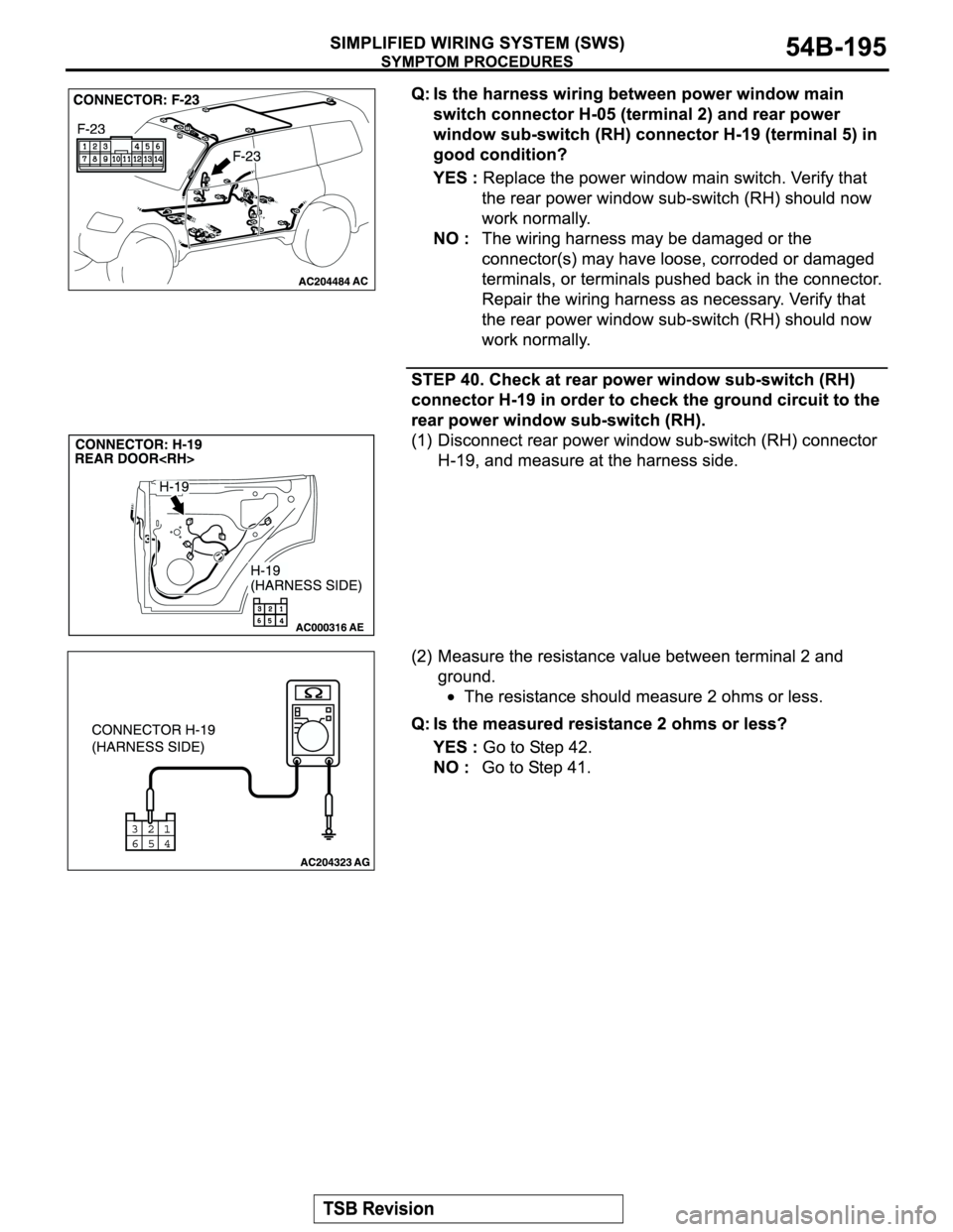 MITSUBISHI MONTERO 2004  Service Repair Manual 
