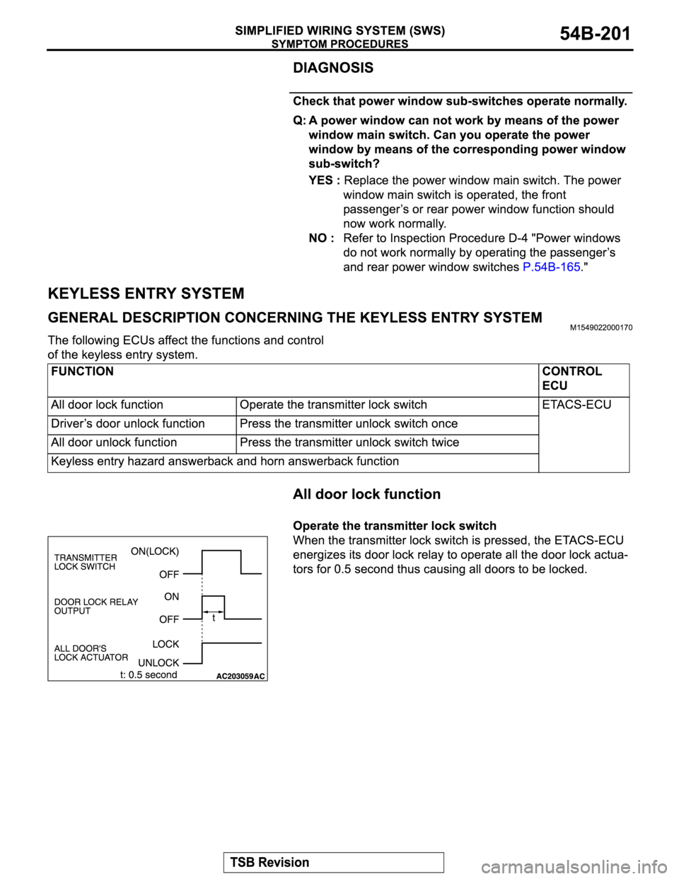 MITSUBISHI MONTERO 2004  Service Repair Manual 