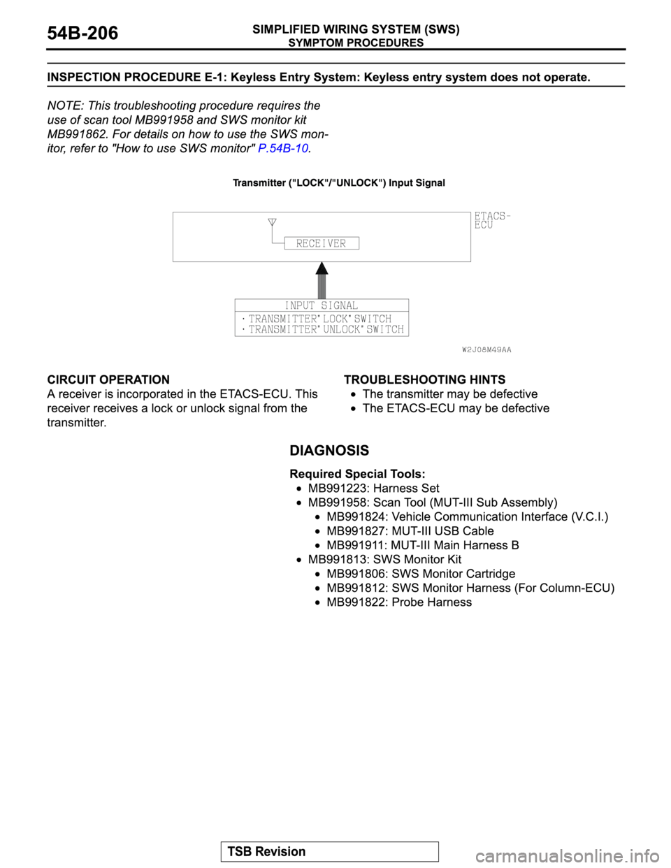 MITSUBISHI MONTERO 2004  Service Repair Manual 