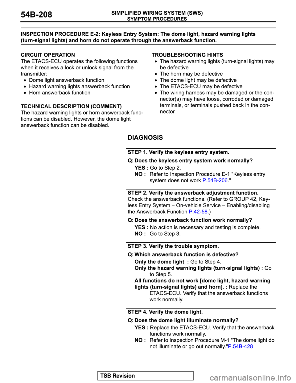 MITSUBISHI MONTERO 2004  Service Repair Manual 