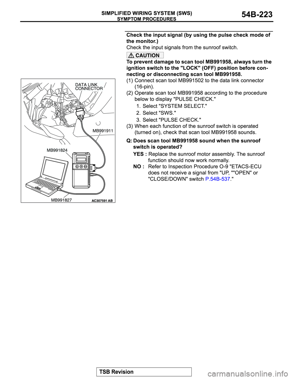 MITSUBISHI MONTERO 2004  Service Repair Manual 