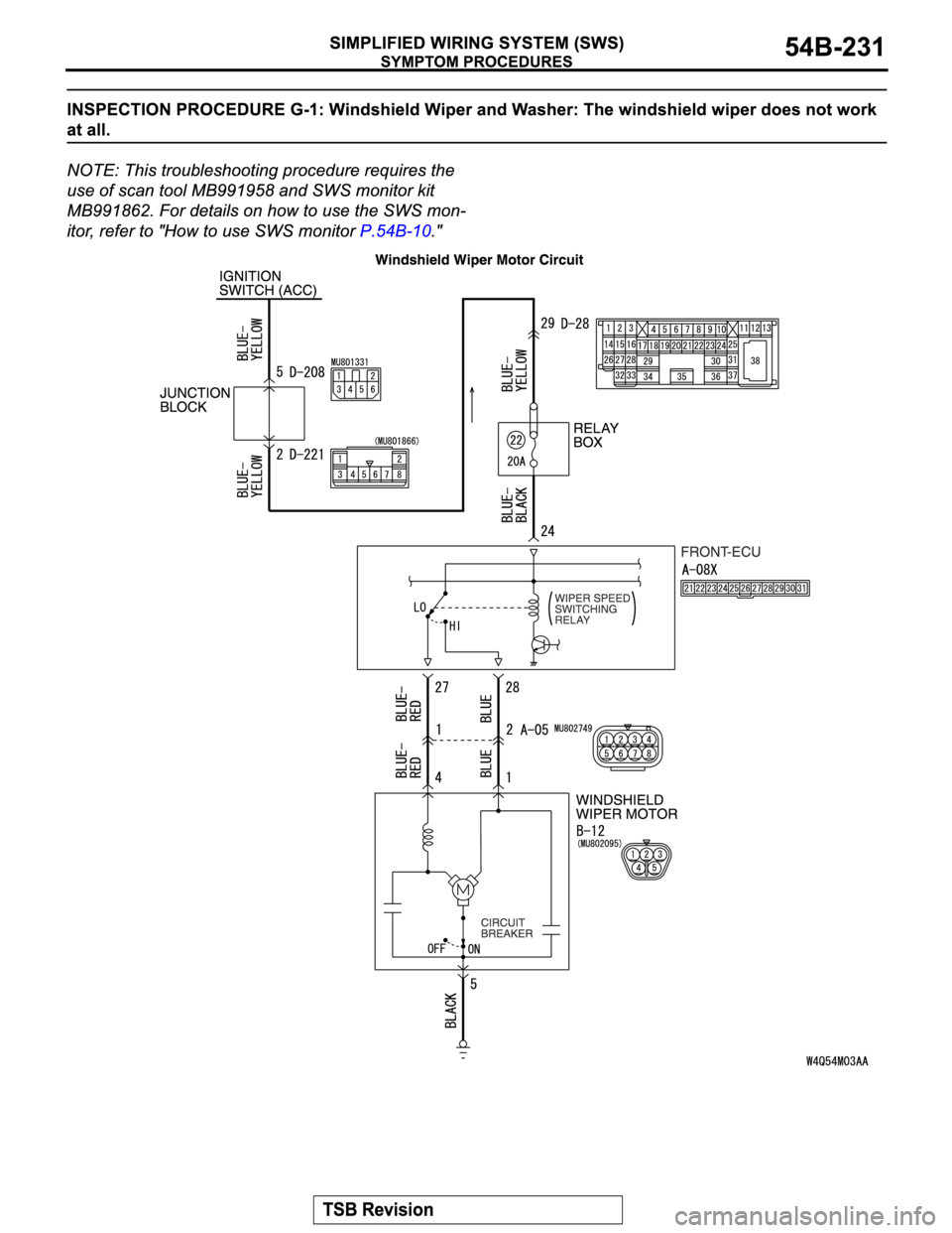 MITSUBISHI MONTERO 2004  Service Repair Manual 