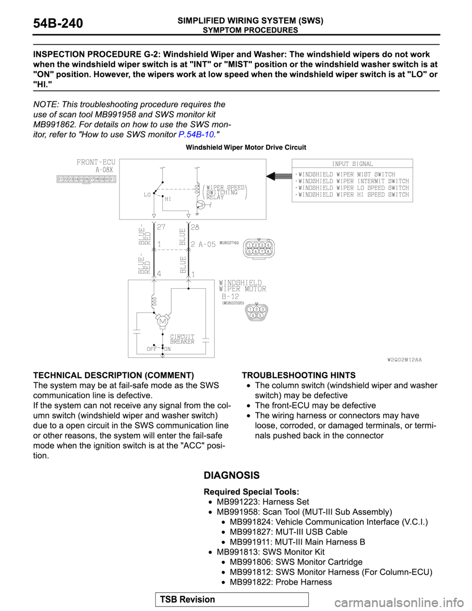 MITSUBISHI MONTERO 2004  Service Repair Manual 