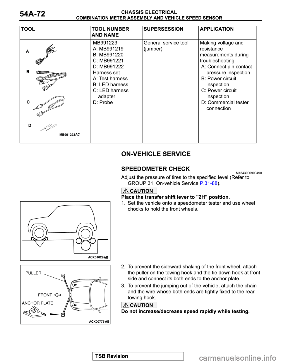 MITSUBISHI MONTERO 2004  Service Repair Manual 