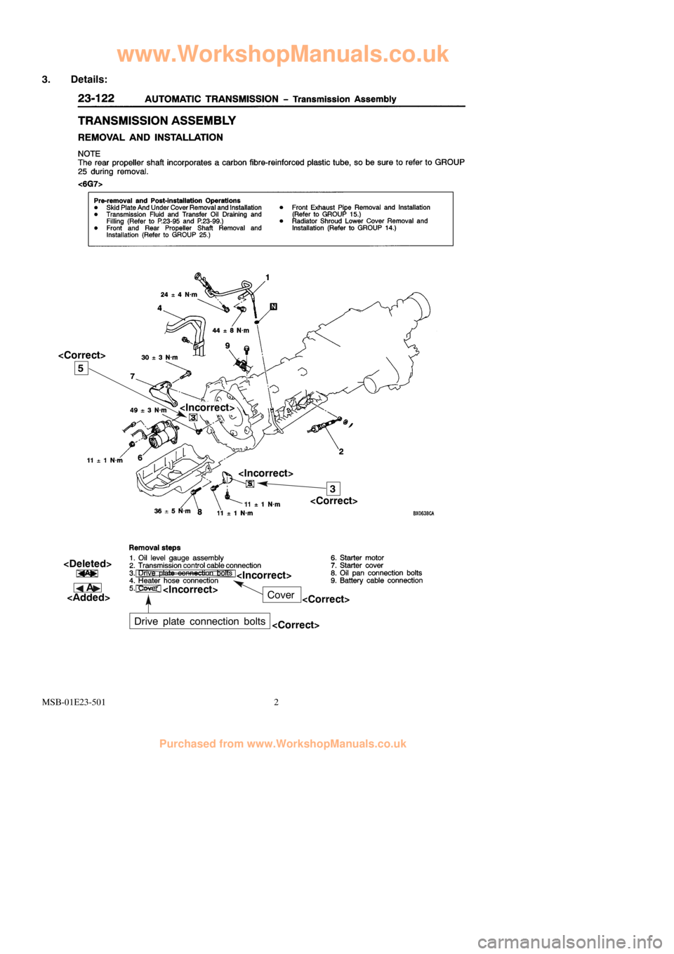 MITSUBISHI MONTERO 2000  Service Repair Manual <
In co rre ct> <
D ele te d >
< A dded > <
In co rre ct> 5<
C orre ct>
<C orre ct> <
In co rre ct> 3          
