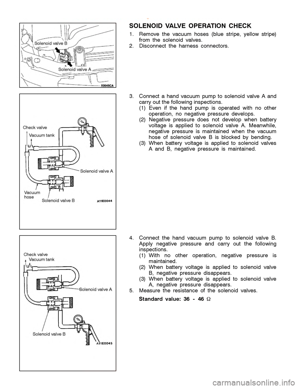 MITSUBISHI MONTERO 2000  Service Repair Manual S
ole noid va lv e B C
heck va lv e V
acu um ta nk S
ole noid va lv e A
V acu um
h ose S
ole noid va lv e B S
ole noid va lv e A C
heck va lv e
V acu um ta nk S
ole noid va lv e B
w
ww.W ork sh opM an