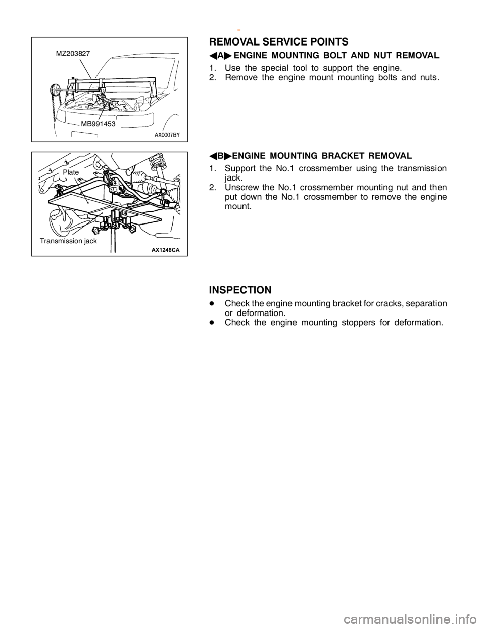 MITSUBISHI MONTERO 2000  Service Repair Manual M
B991453 T
ra nsm is sio n ja ck P
la te w
ww.W ork sh opM an uals .c o .u k
P urc h ased  f r o m  w ww.W ork sh opM an uals .c o .u k   
