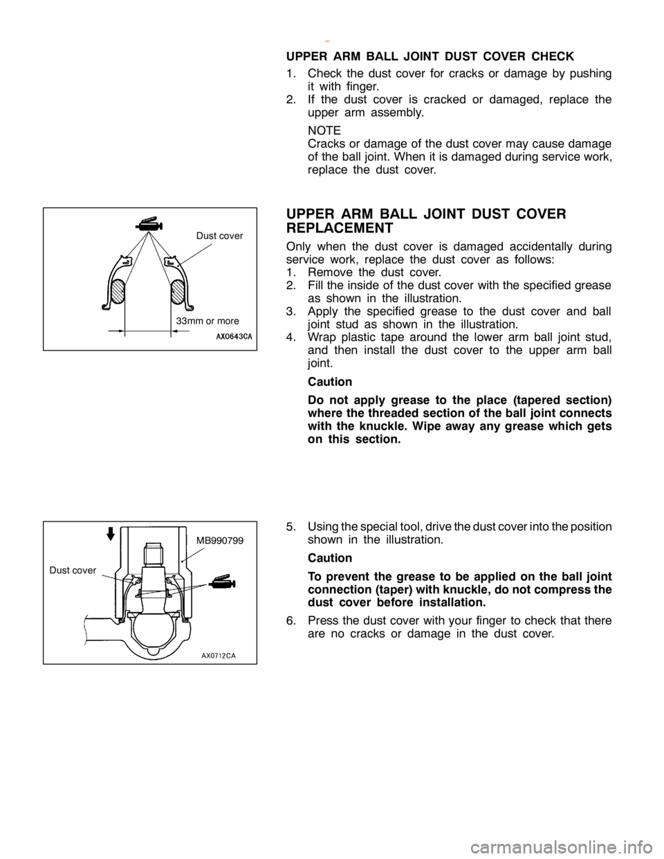 MITSUBISHI MONTERO 2000  Service Repair Manual D
ust co ve r M
B990799 D
ust co ve r w
ww.W ork sh opM an uals .c o .u k
P urc h ased  f r o m  w ww.W ork sh opM an uals .c o .u k   