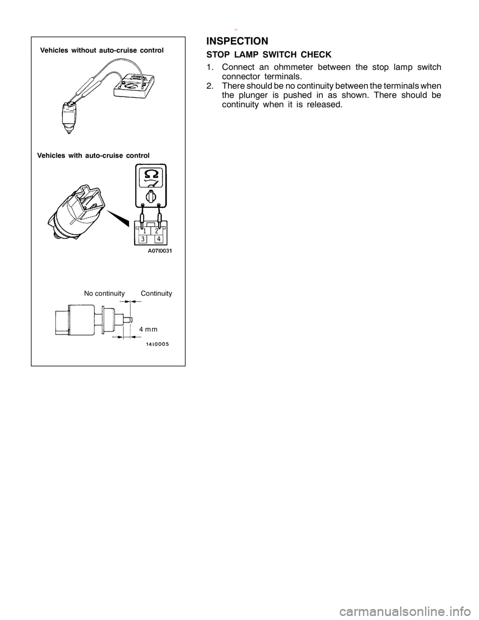 MITSUBISHI MONTERO 2000  Service Repair Manual N
o co ntin uit y C
ontin uit y
V
eh ic le s wit h out au to -c ru is e co ntr o l
V eh ic le s wit h au to -c ru is e co ntr o l
w
ww.W ork sh opM an uals .c o .u k
P urc h ased  f r o m  w ww.W ork 