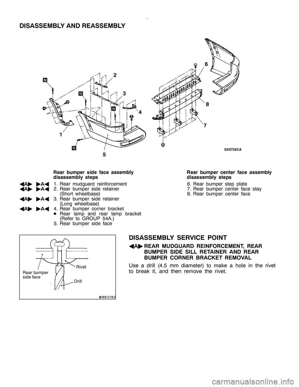 MITSUBISHI MONTERO 2000  Service Repair Manual R
iv e t R
ear bum per
s id e fa ce w
ww.W ork sh opM an uals .c o .u k
P urc h ased  f r o m  w ww.W ork sh opM an uals .c o .u k   