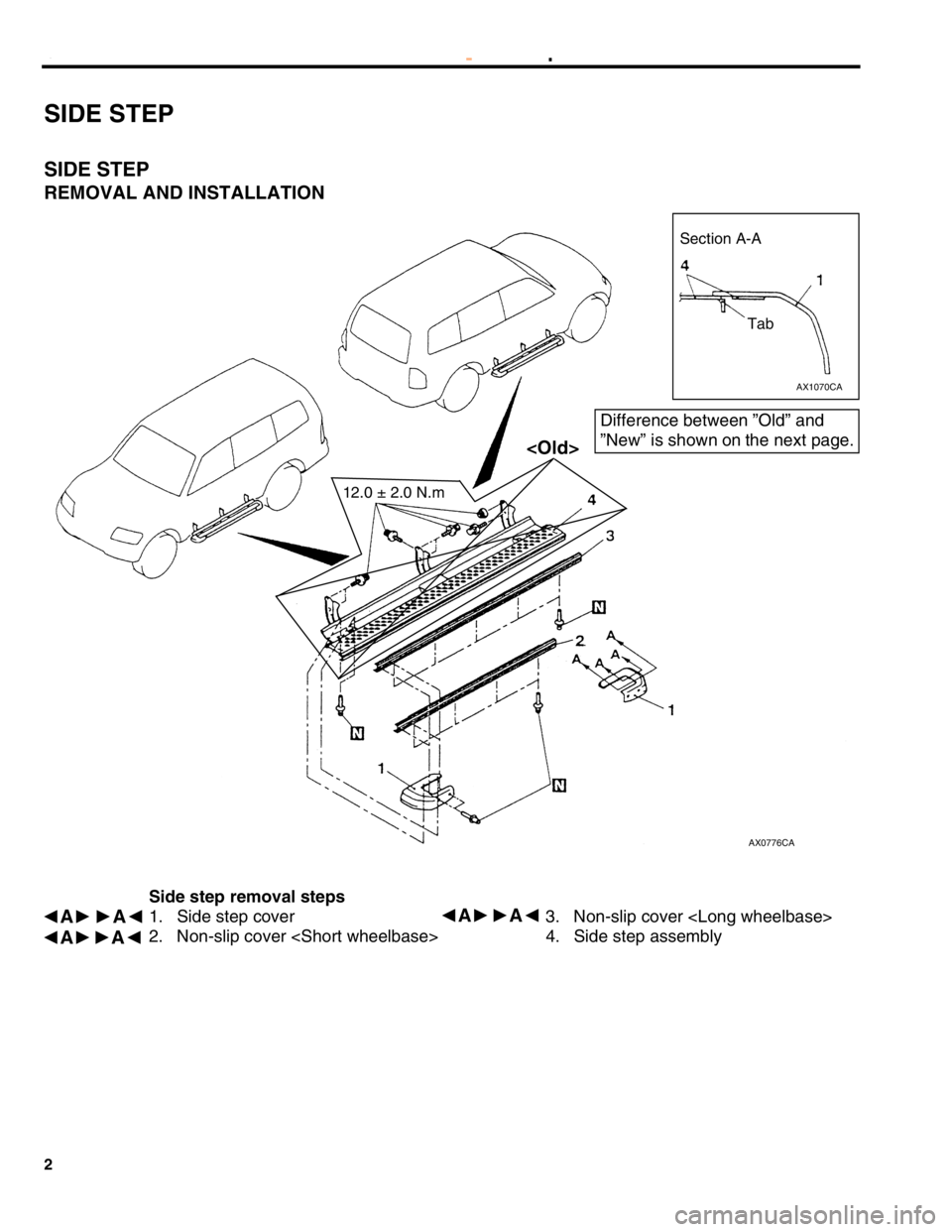 MITSUBISHI MONTERO 2000  Service Repair Manual 