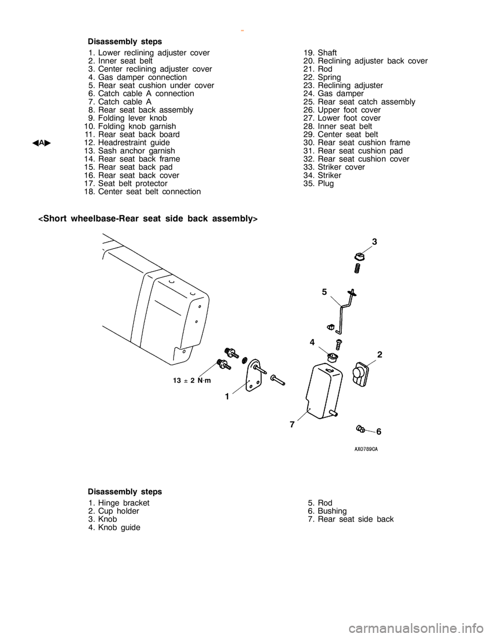 MITSUBISHI MONTERO 2000  Service Repair Manual 