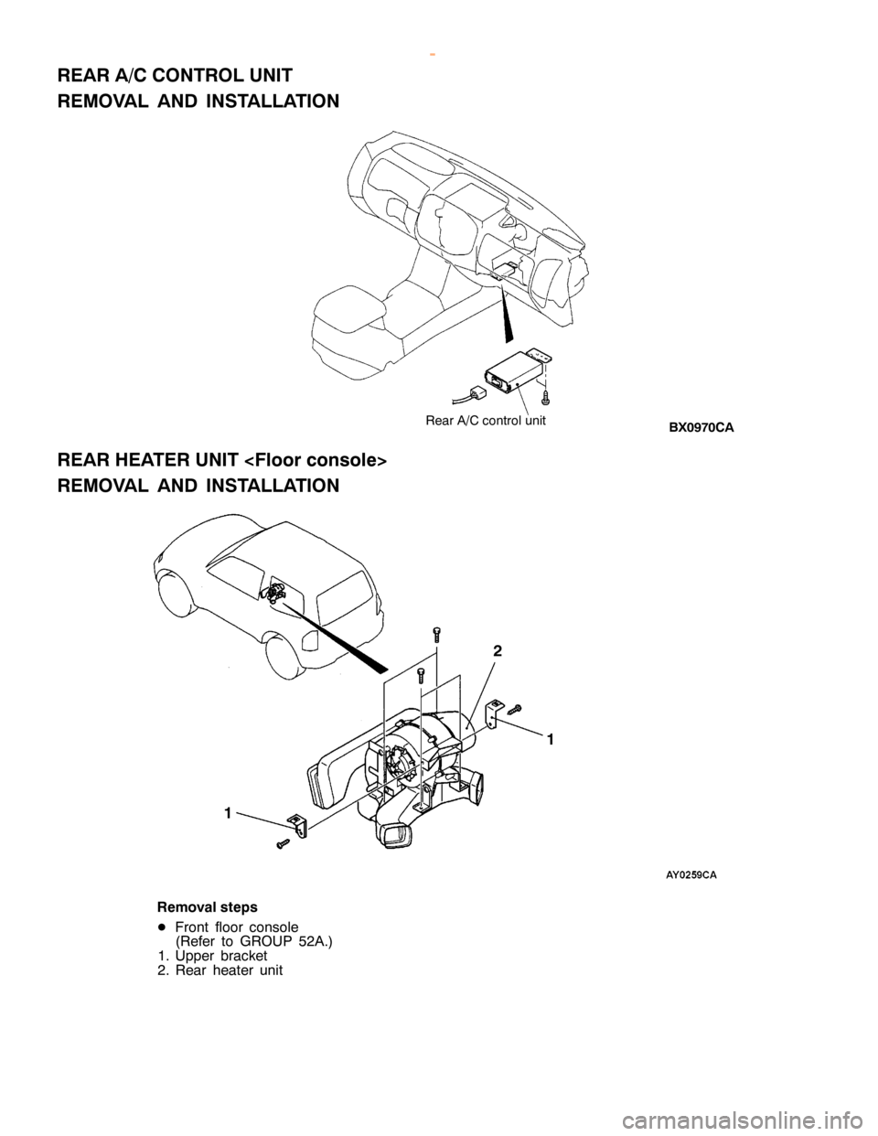 MITSUBISHI MONTERO 2000  Service Repair Manual 