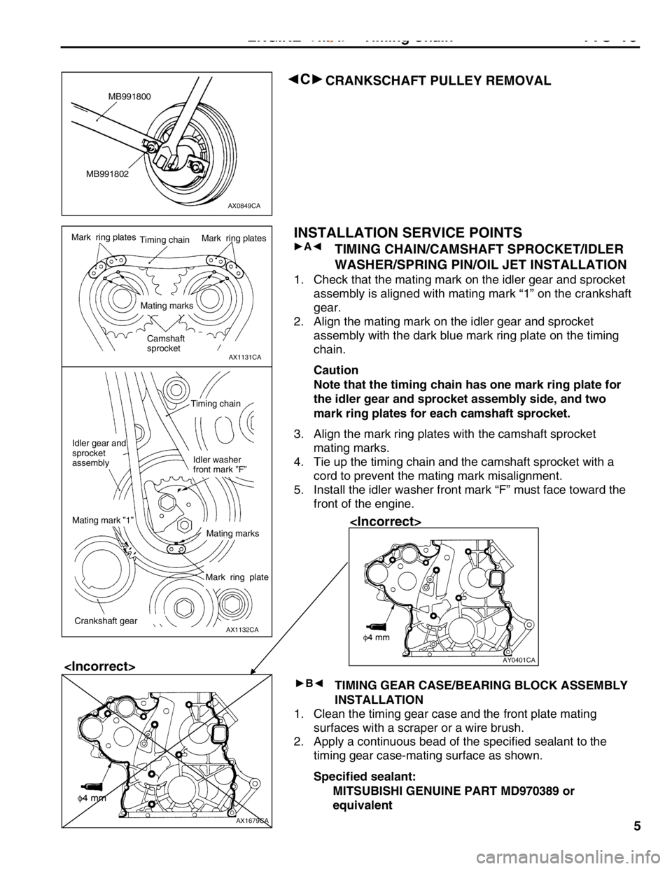MITSUBISHI MONTERO 2000  Service Repair Manual 
