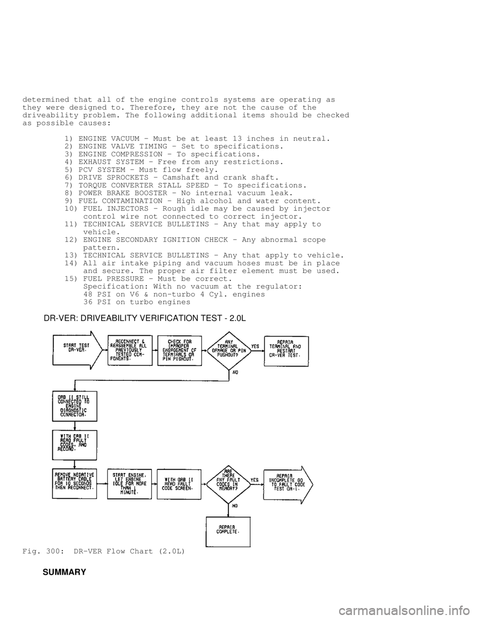 MITSUBISHI MONTERO 1991 Service Manual determined that all of the engine controls systems are operating as
they were designed to. Therefore, they are not the cause of the
driveability problem. The following additional items should be check MITSUBISHI MONTERO 1991 Service Manual determined that all of the engine controls systems are operating as
they were designed to. Therefore, they are not the cause of the
driveability problem. The following additional items should be check