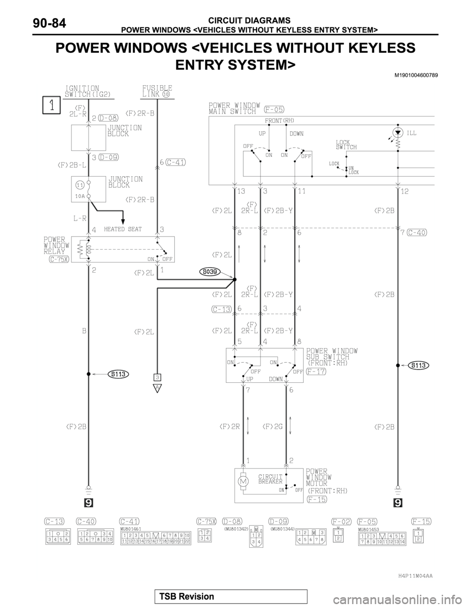 MITSUBISHI MONTERO SPORT 2004  Service Repair Manual 