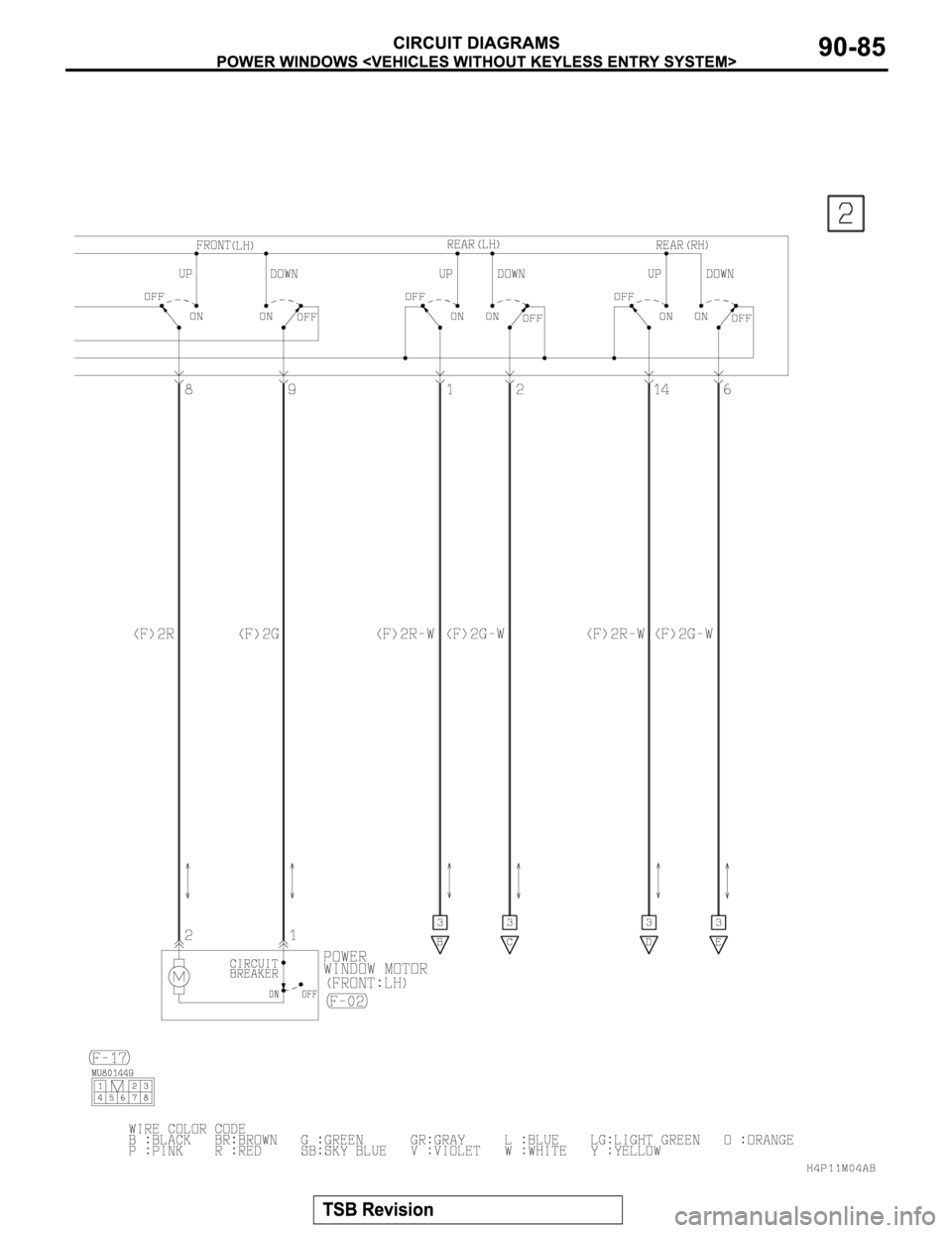 MITSUBISHI MONTERO SPORT 2004  Service Repair Manual 