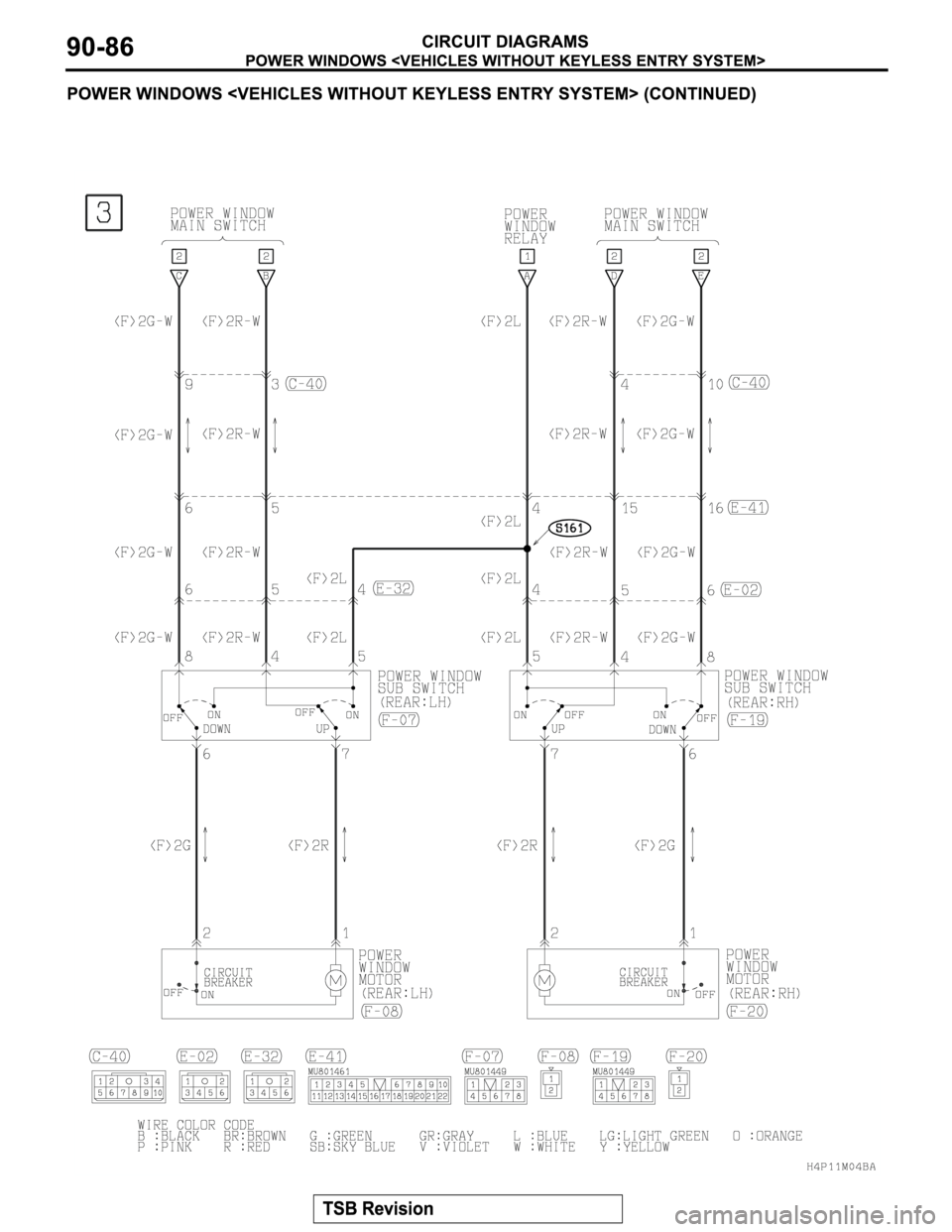 MITSUBISHI MONTERO SPORT 2004  Service Repair Manual 
