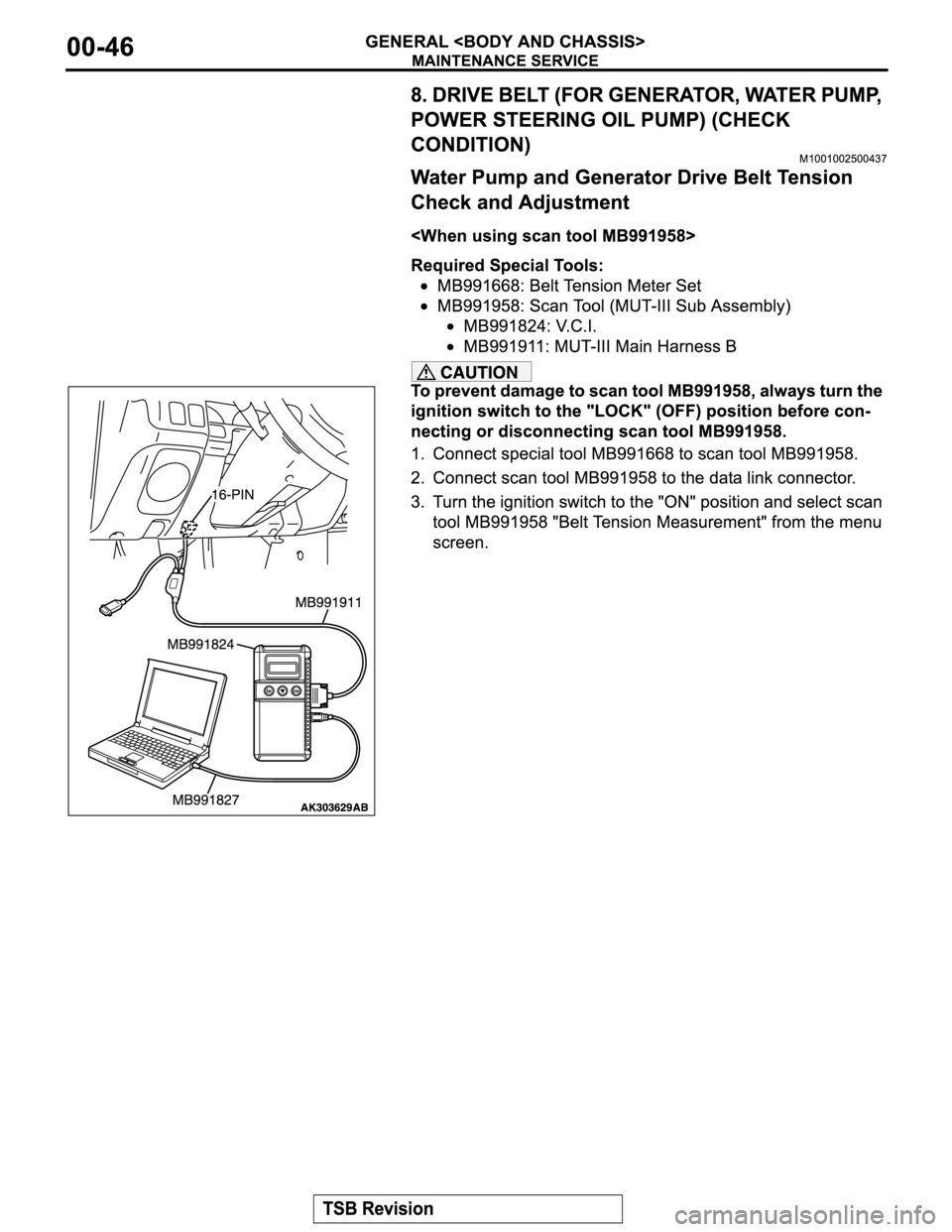 MITSUBISHI MONTERO SPORT 2004  Service Repair Manual 