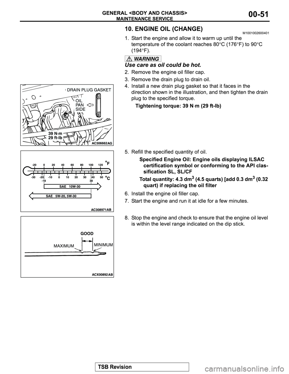 MITSUBISHI MONTERO SPORT 2004  Service Repair Manual WA R N I N G 