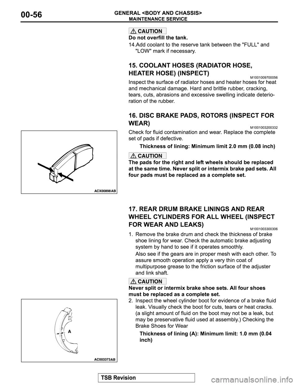 MITSUBISHI MONTERO SPORT 2004  Service Repair Manual 