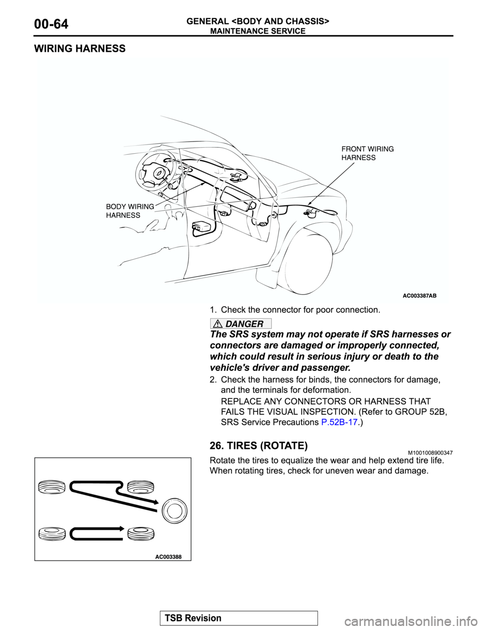MITSUBISHI MONTERO SPORT 2004  Service Repair Manual DANGER 