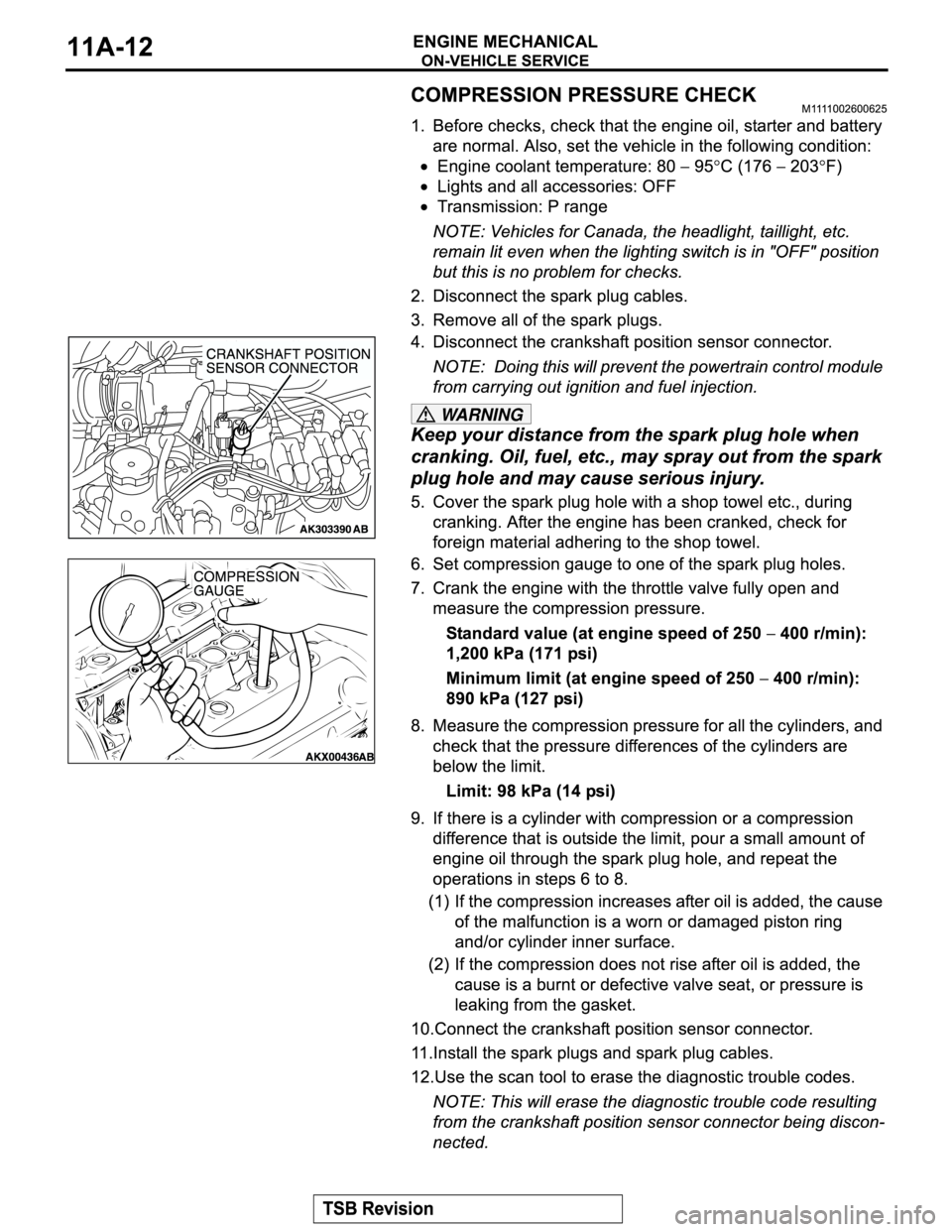 MITSUBISHI MONTERO SPORT 2004  Service Repair Manual WA R N I N G 
