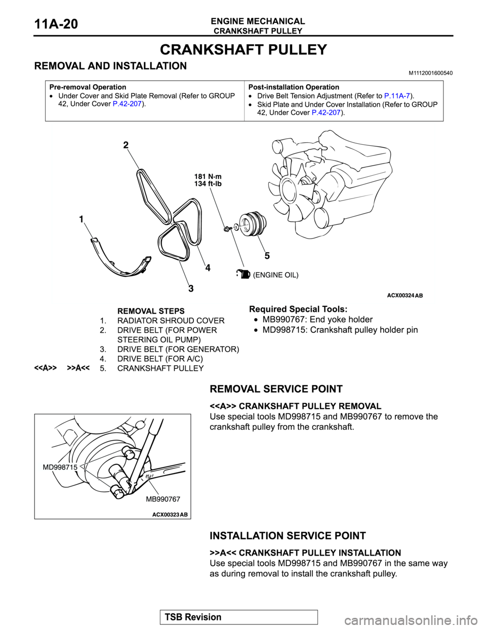 MITSUBISHI MONTERO SPORT 2004  Service Repair Manual 