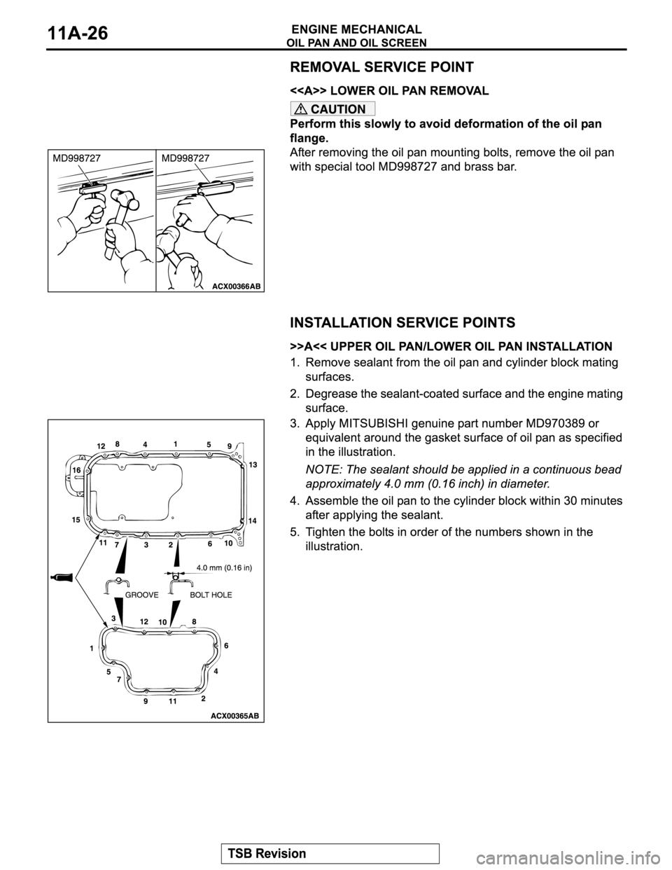 MITSUBISHI MONTERO SPORT 2004  Service Repair Manual 