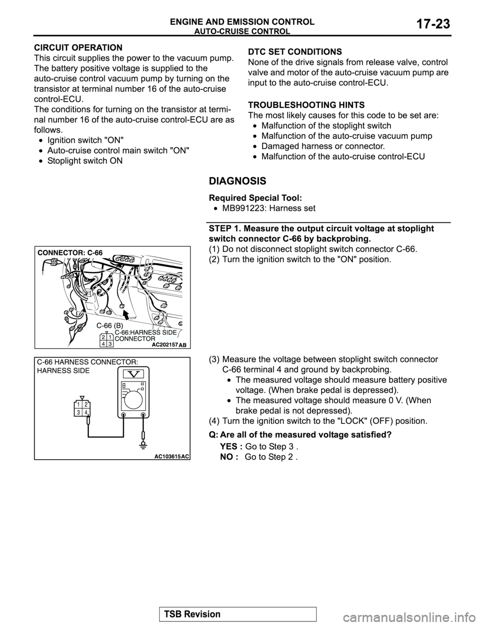 MITSUBISHI MONTERO SPORT 2004  Service Repair Manual 