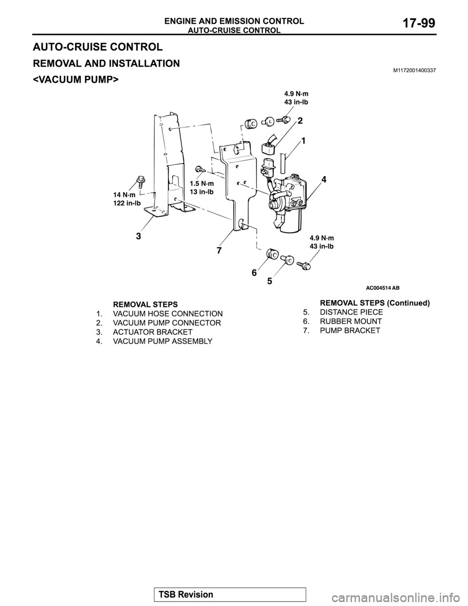 MITSUBISHI MONTERO SPORT 2004  Service Repair Manual 