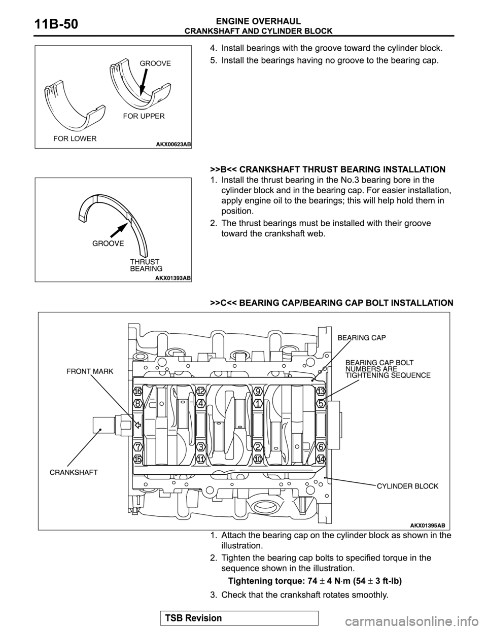 MITSUBISHI MONTERO SPORT 2004  Service Repair Manual GROOVE
FOR UPPER
FOR LOWER 