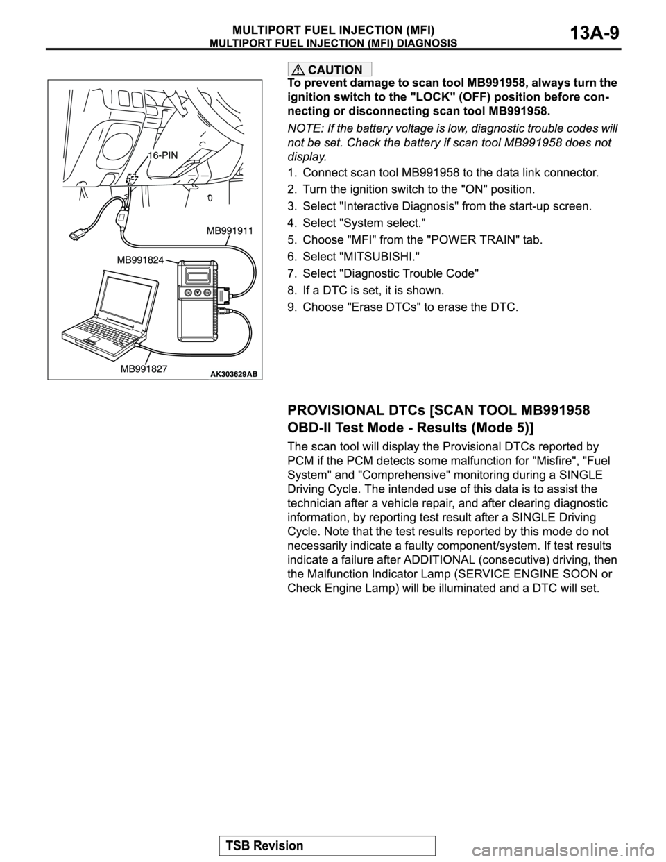 MITSUBISHI MONTERO SPORT 2004  Service Repair Manual 