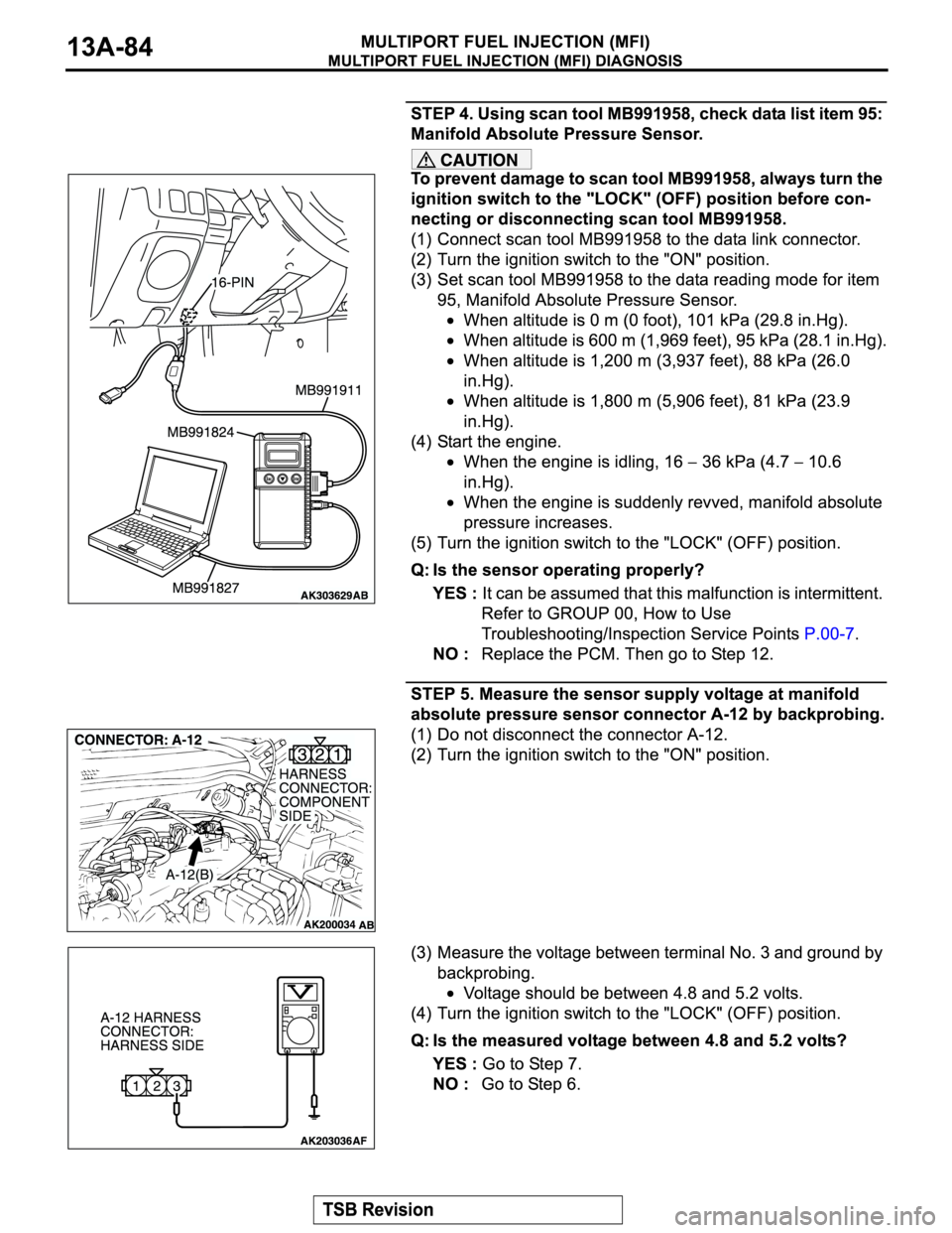 MITSUBISHI MONTERO SPORT 2004  Service Repair Manual 