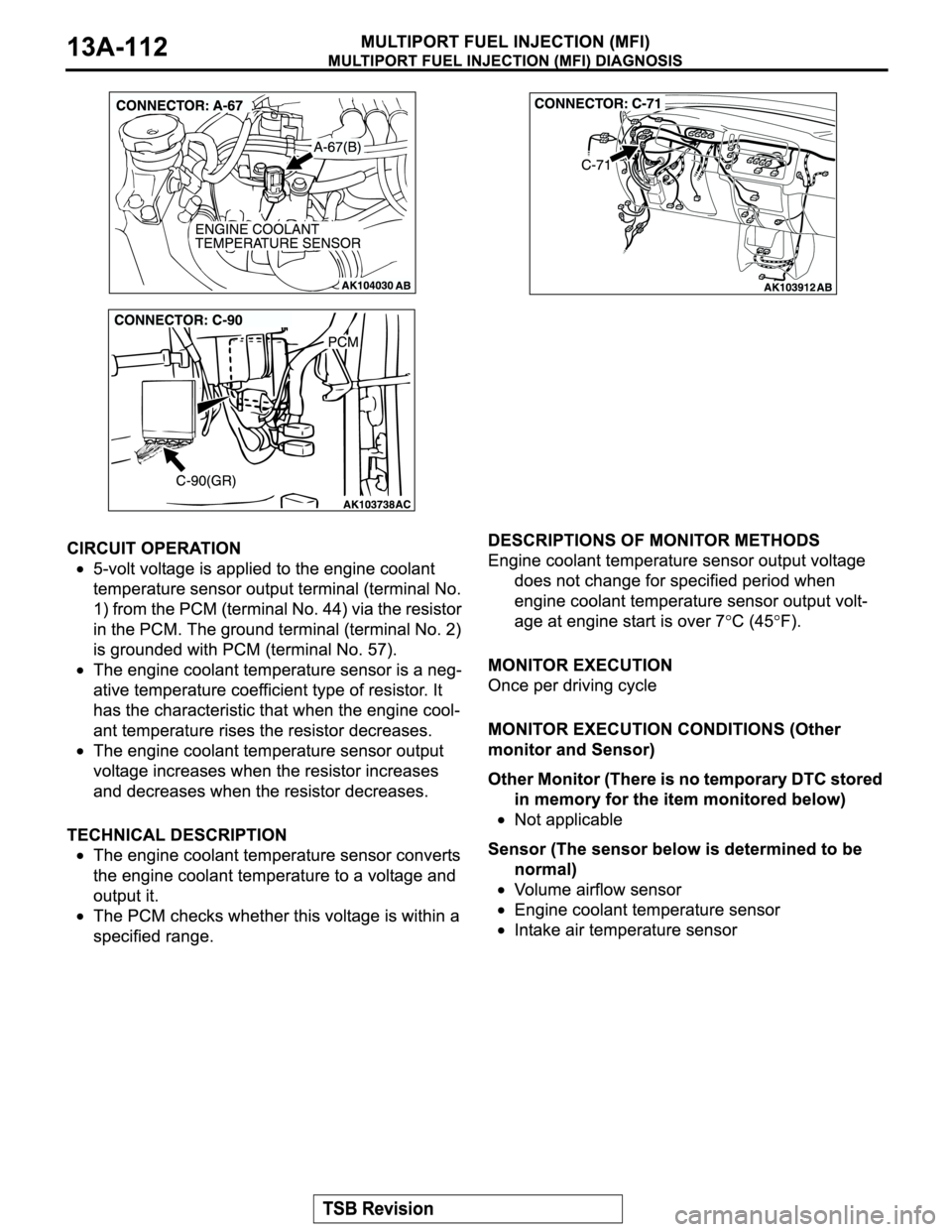 MITSUBISHI MONTERO SPORT 2004  Service Repair Manual 