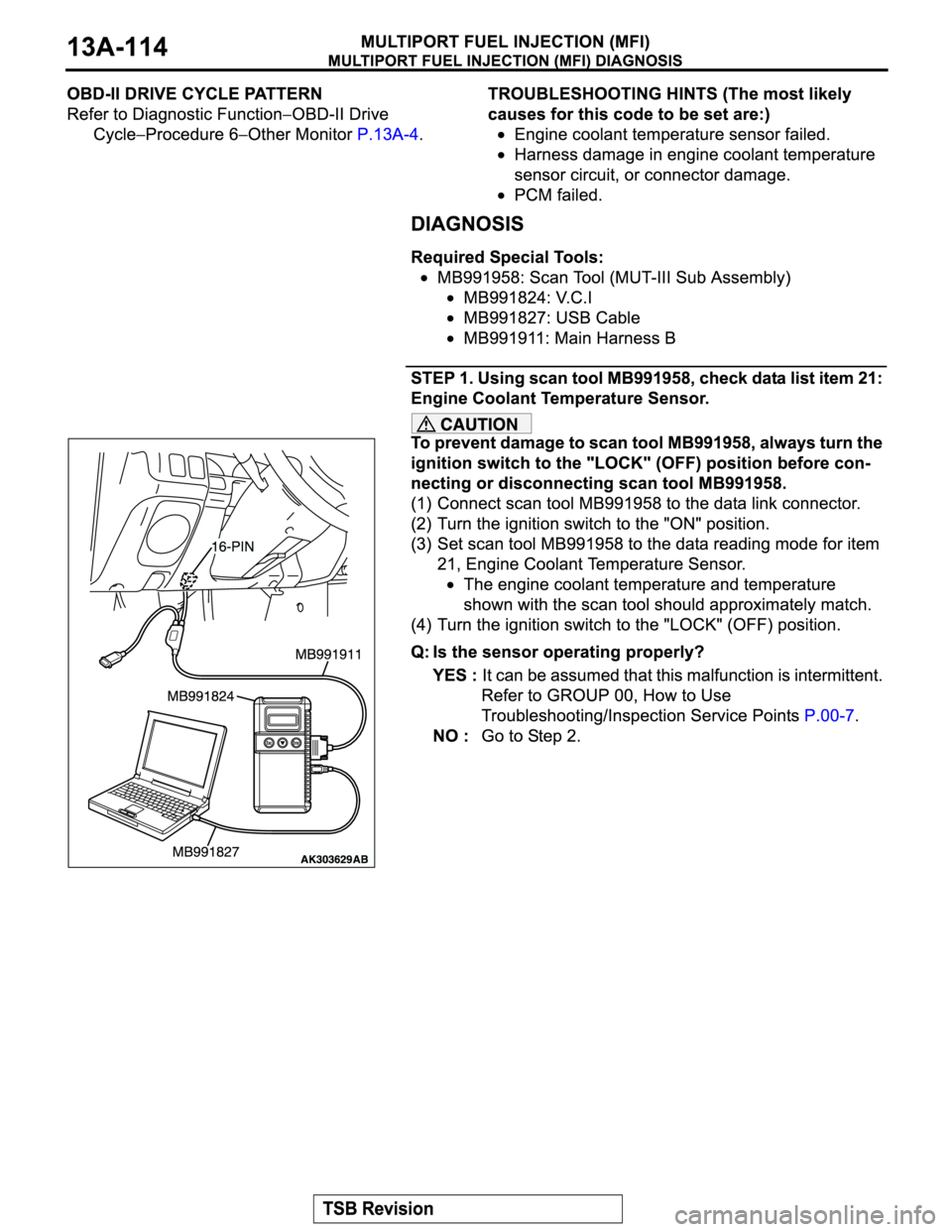 MITSUBISHI MONTERO SPORT 2004  Service Repair Manual 