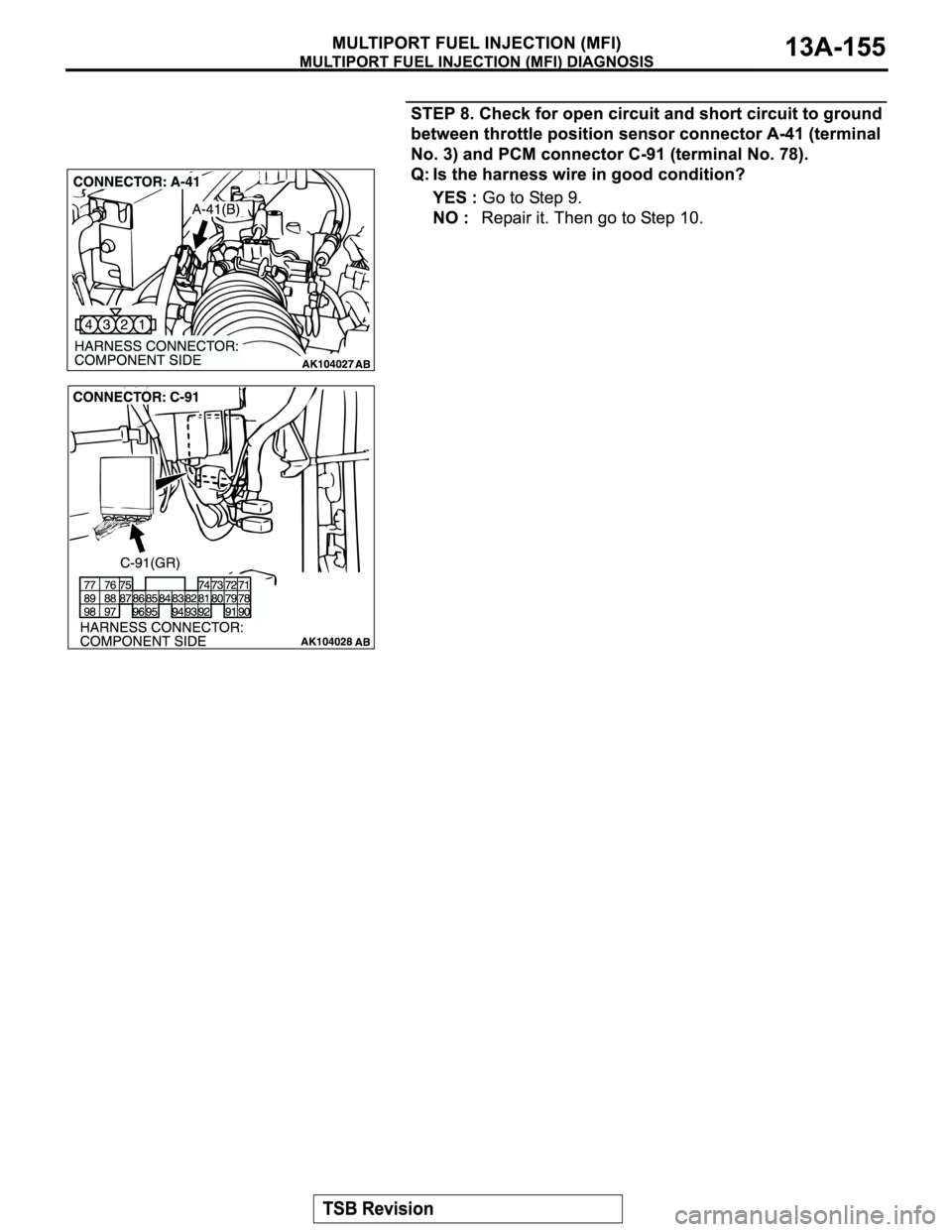 MITSUBISHI MONTERO SPORT 2004  Service Repair Manual 