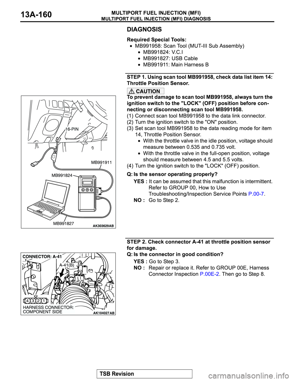 MITSUBISHI MONTERO SPORT 2004  Service Repair Manual 