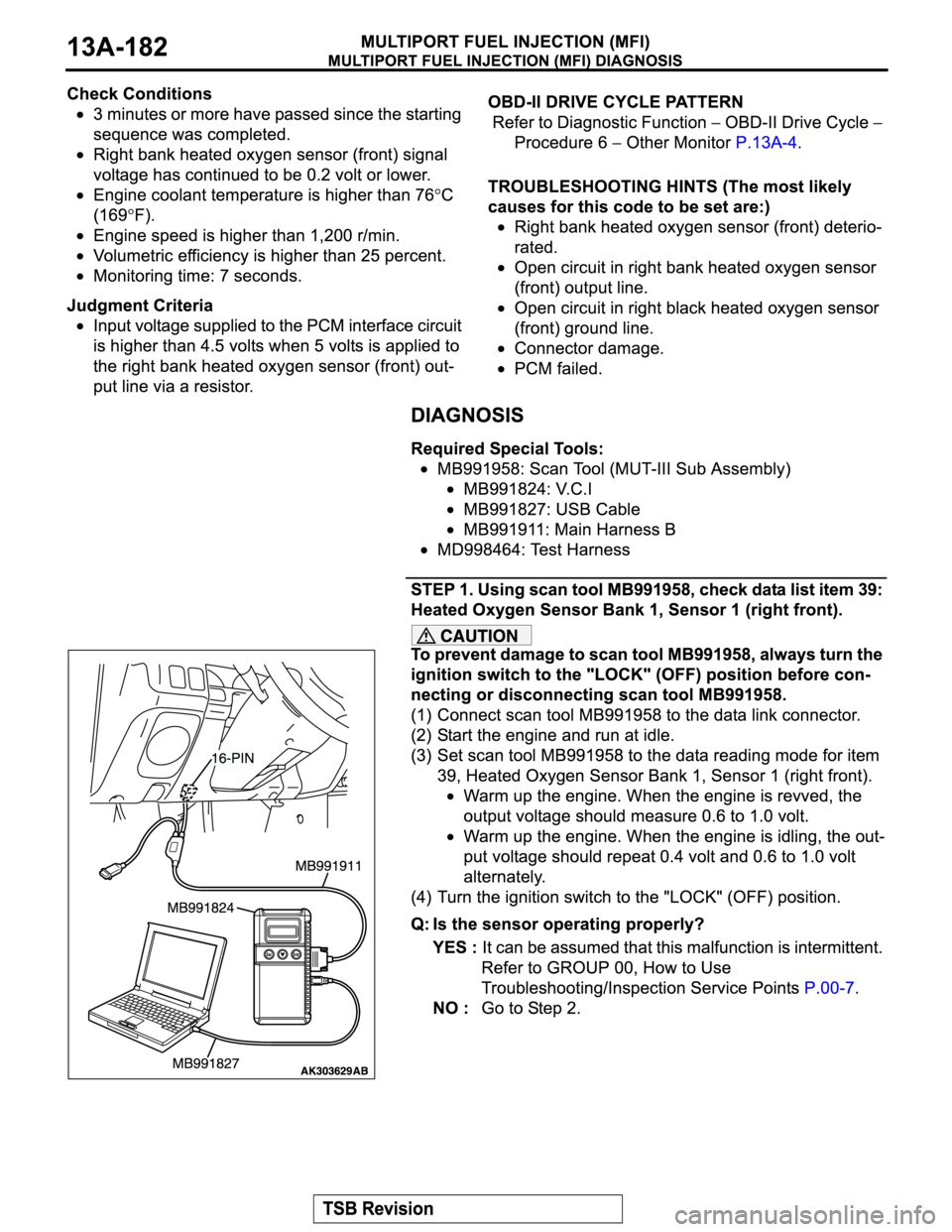 MITSUBISHI MONTERO SPORT 2004  Service Repair Manual 