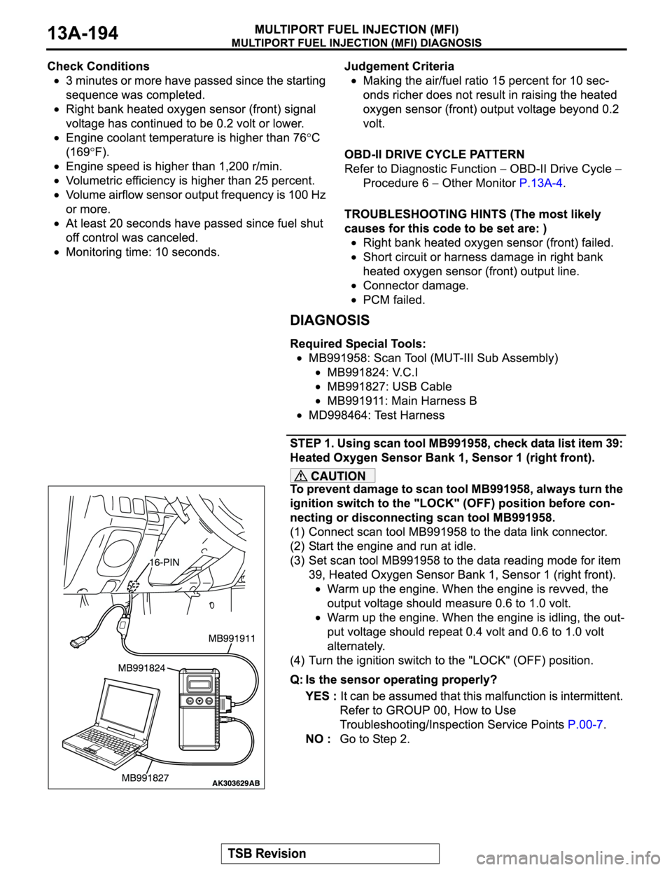 MITSUBISHI MONTERO SPORT 2004  Service Repair Manual 