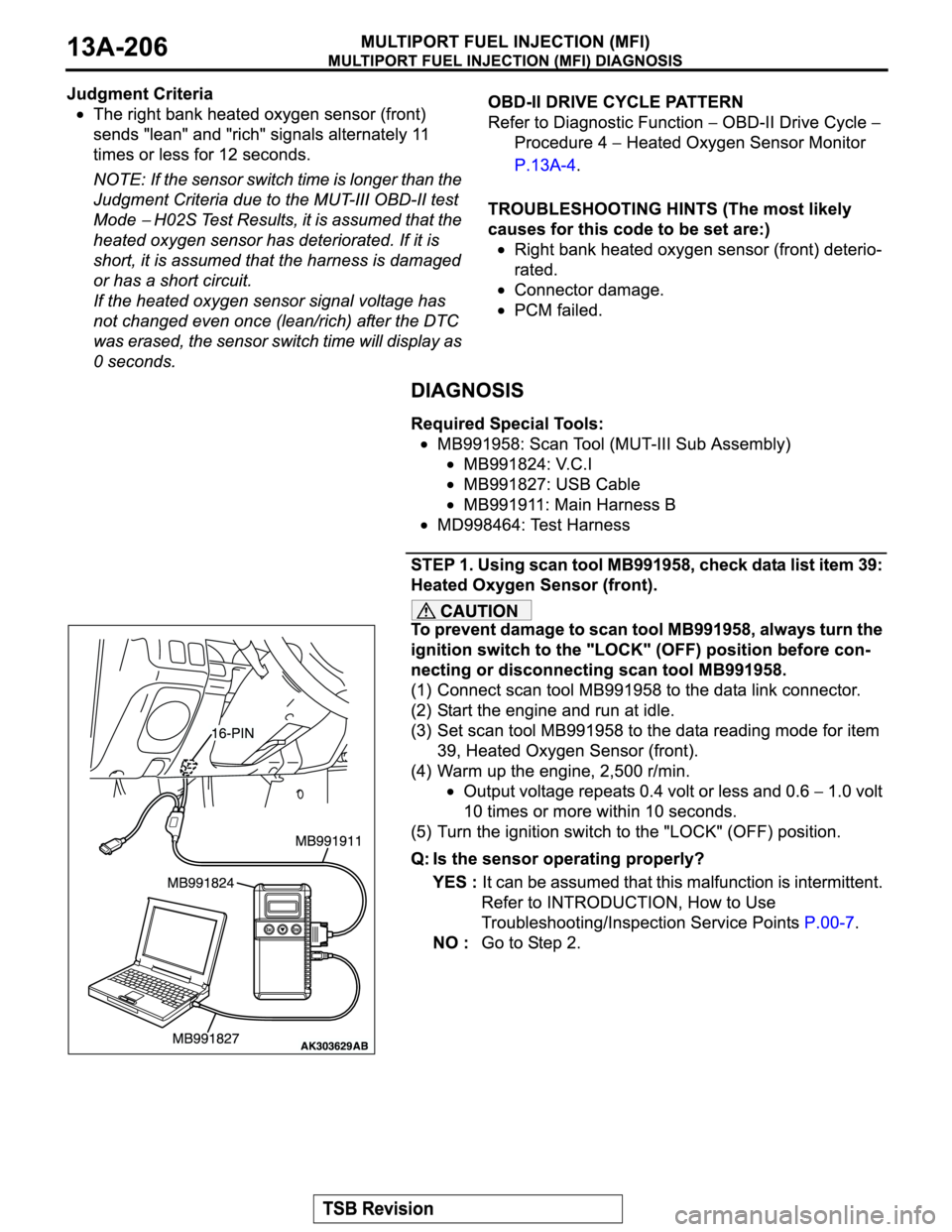 MITSUBISHI MONTERO SPORT 2004  Service Repair Manual 