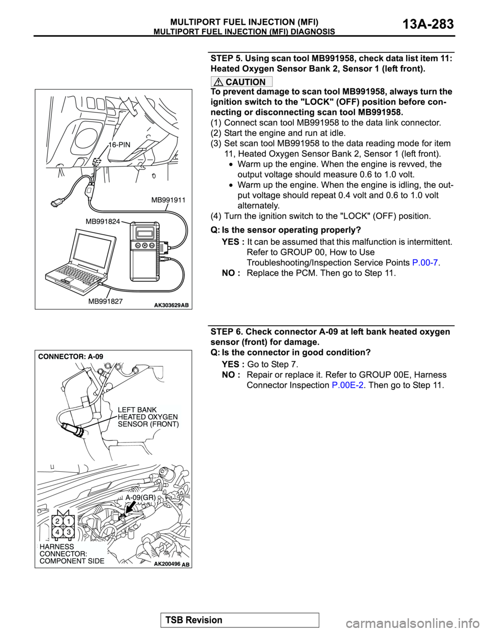 MITSUBISHI MONTERO SPORT 2004  Service Repair Manual 