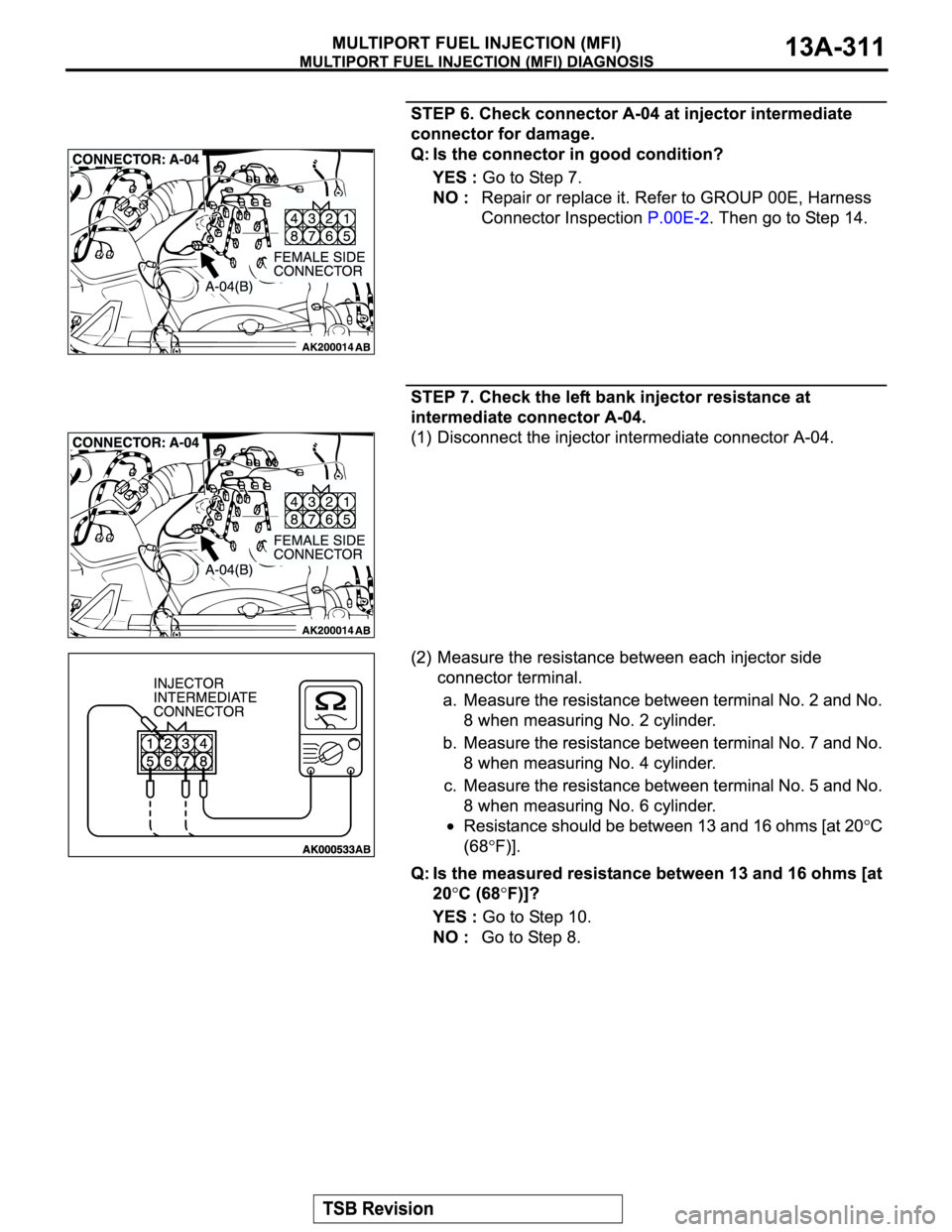MITSUBISHI MONTERO SPORT 2004  Service Repair Manual 