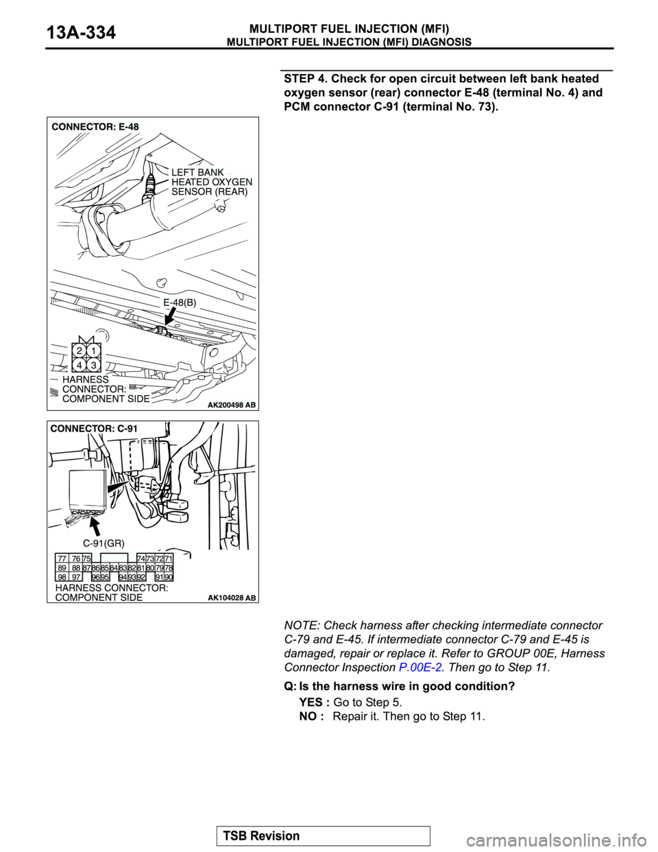 MITSUBISHI MONTERO SPORT 2004  Service Repair Manual 