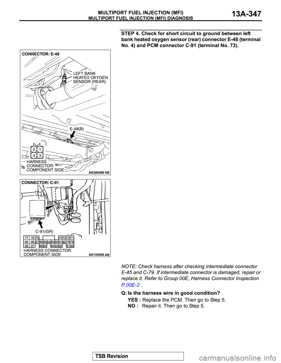 MITSUBISHI MONTERO SPORT 2004  Service Repair Manual 