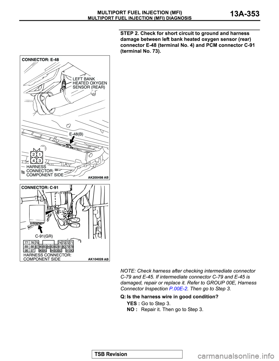 MITSUBISHI MONTERO SPORT 2004  Service Repair Manual 