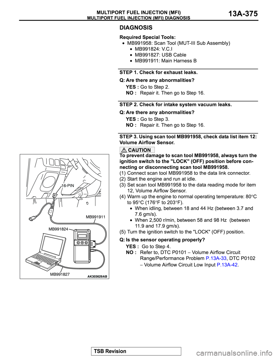 MITSUBISHI MONTERO SPORT 2004  Service Repair Manual 