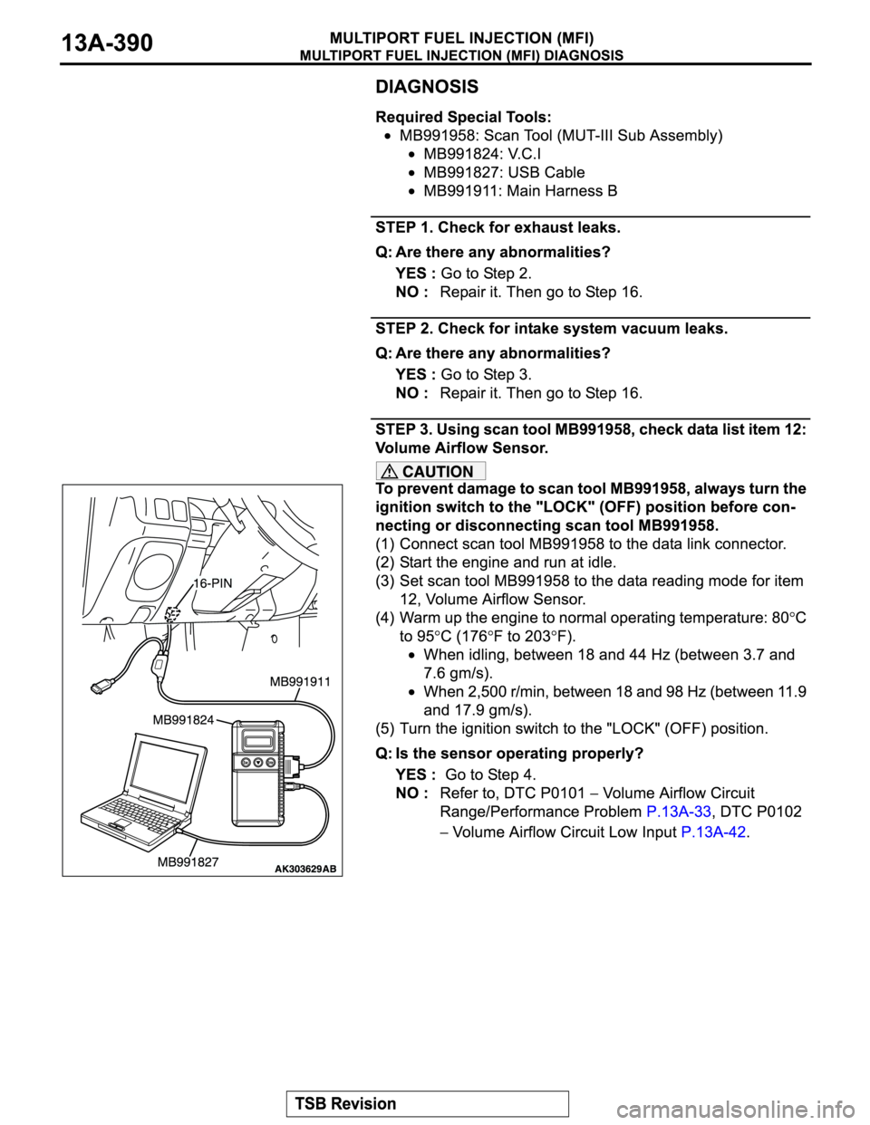 MITSUBISHI MONTERO SPORT 2004  Service Repair Manual 